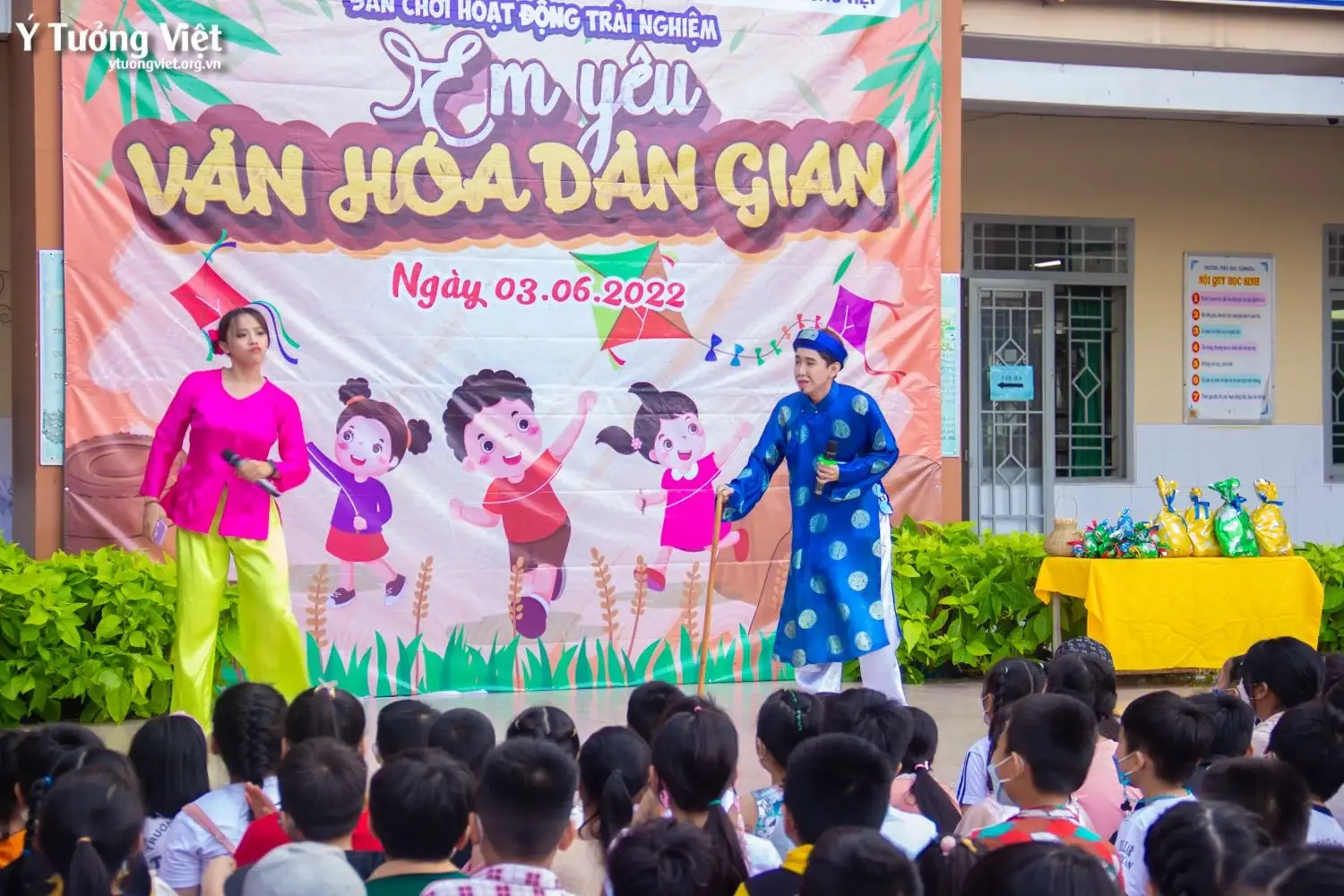 Chuyến Du Hành Miền Kí ức Tuổi Thơ Khám Phá Văn Hóa Dân Gian Của Các Bạn Nhỏ Trường Th Tân Hóa 03