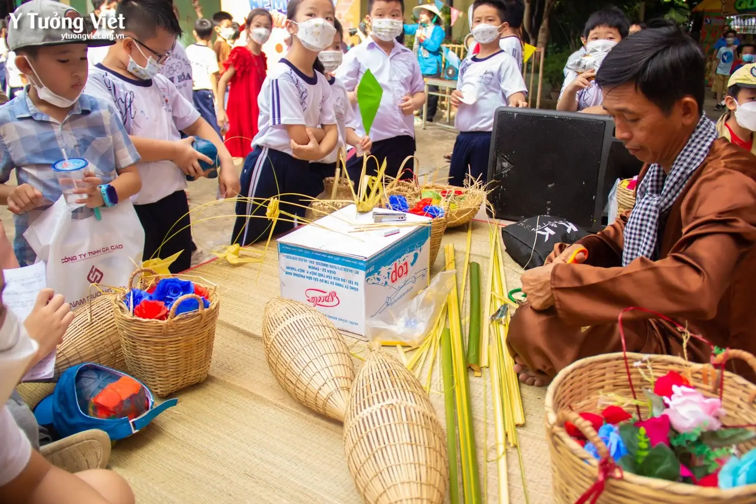 Chuyến Du Hành Miền Kí ức Tuổi Thơ Khám Phá Văn Hóa Dân Gian Của Các Bạn Nhỏ Trường Th Tân Hóa 05