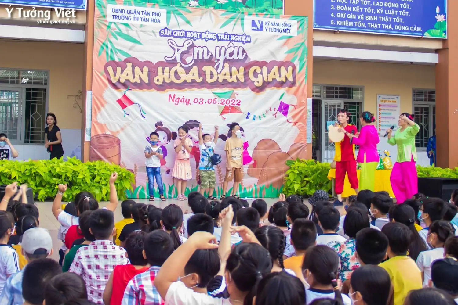 Chuyến Du Hành Miền Kí ức Tuổi Thơ Khám Phá Văn Hóa Dân Gian Của Các Bạn Nhỏ Trường Th Tân Hóa 06