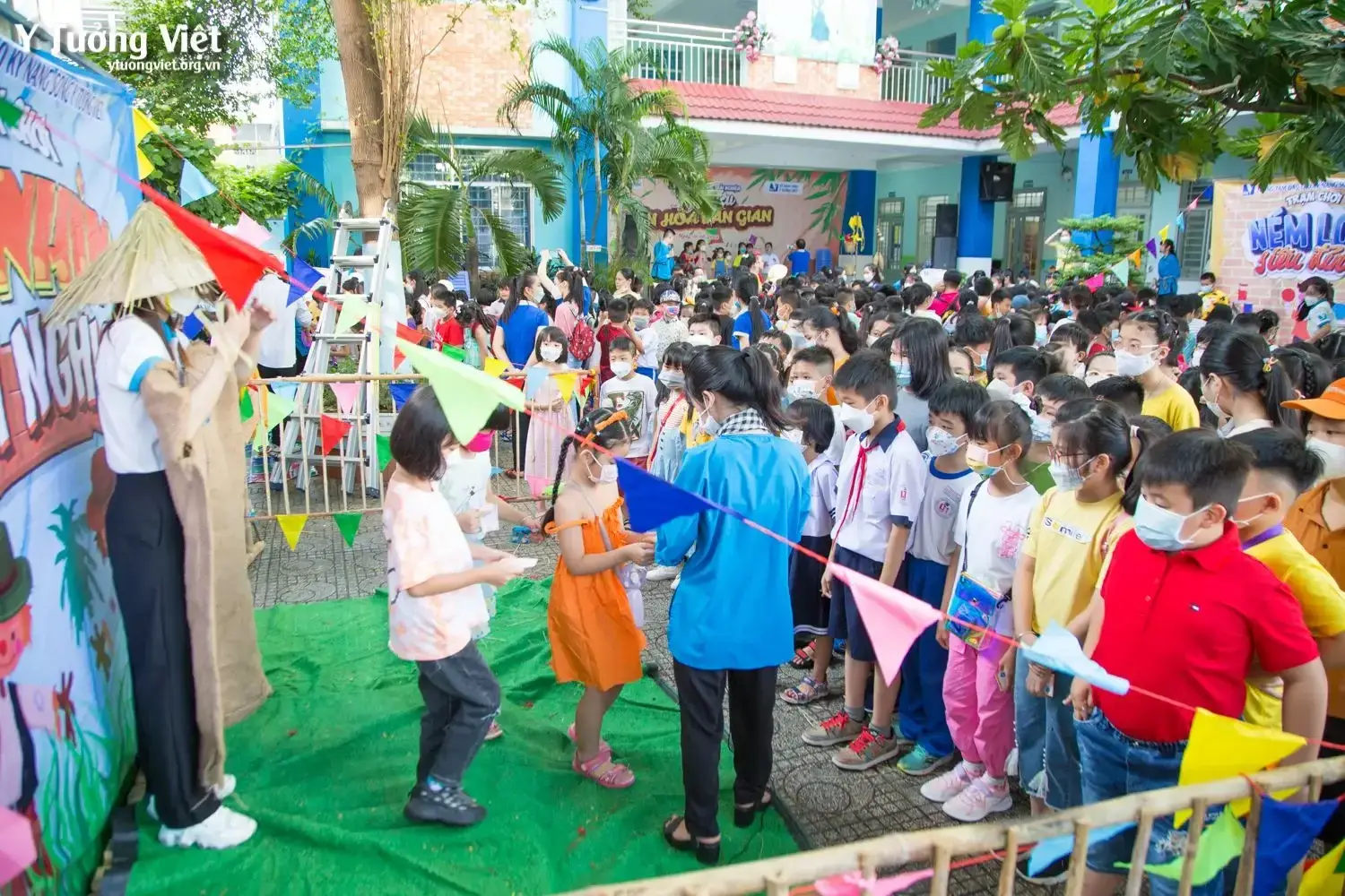Ghi Dấu Hành Trình Khám Phá Văn Hóa Dân Gian Cùng Các Bạn Nhỏ Trường Th Lê Thánh Tông 12