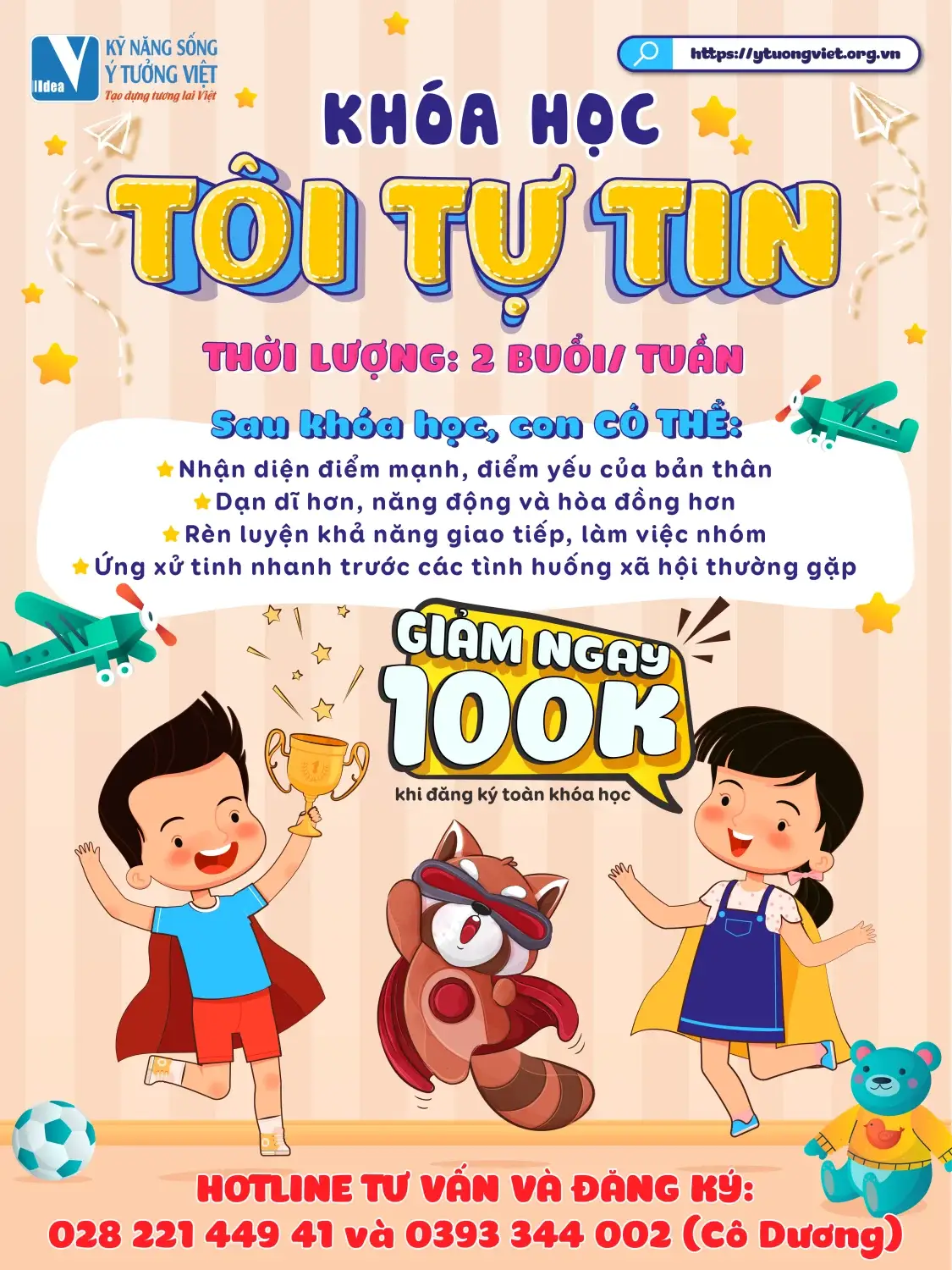 Khai Giảng Khóa Học TÔi TỰ Tin Tháng 11.2022 Ưu đãi Giảm Ngay 100k Khi đăng Kí Toàn Khóa Học