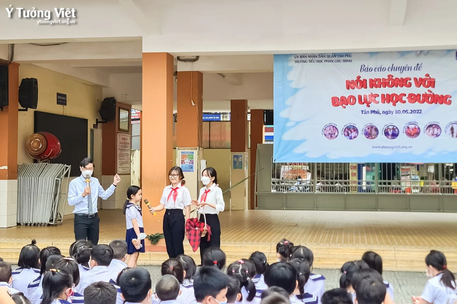 Nói Không Với Bạo Lực Học đường Chung Tay Xây Dựng Môi Trường Học đường An Toàn Cùng Trường Th Phan Chu Trinh 02
