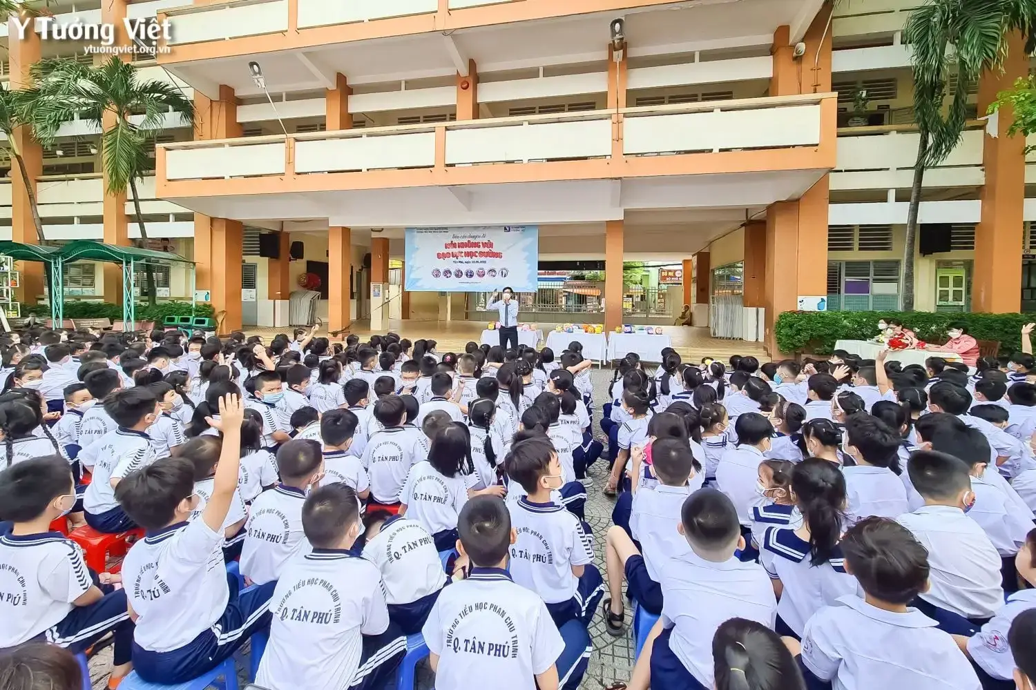 Nói Không Với Bạo Lực Học đường Chung Tay Xây Dựng Môi Trường Học đường An Toàn Cùng Trường Th Phan Chu Trinh 03
