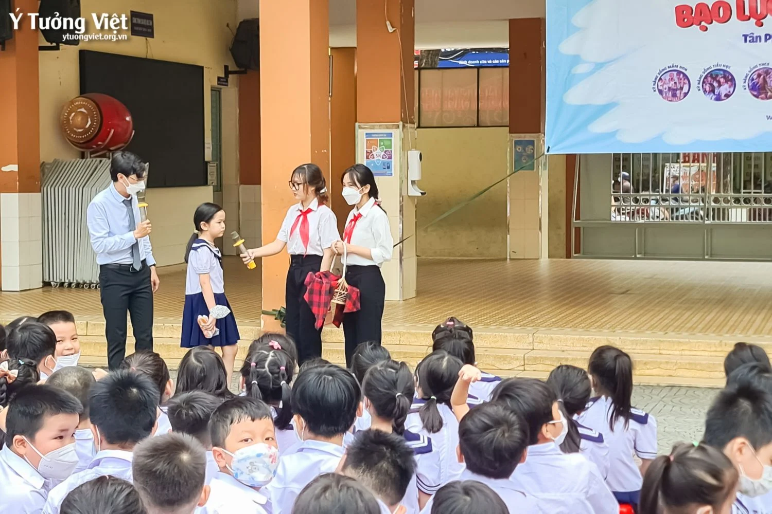 Nói Không Với Bạo Lực Học đường Chung Tay Xây Dựng Môi Trường Học đường An Toàn Cùng Trường Th Phan Chu Trinh 05