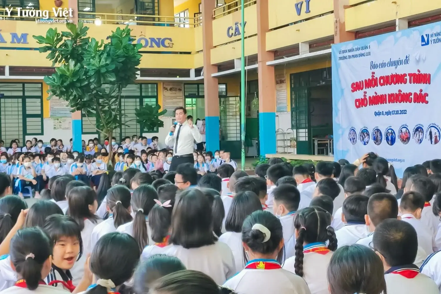 Sau Mỗi Chương Trình, Chỗ Mình Không Rác Chung Tay Bảo Vệ Môi Trường, Rèn Lỗi Sống Văn Minh Cùng Trường Th Phan Đăng Lưu 03 2