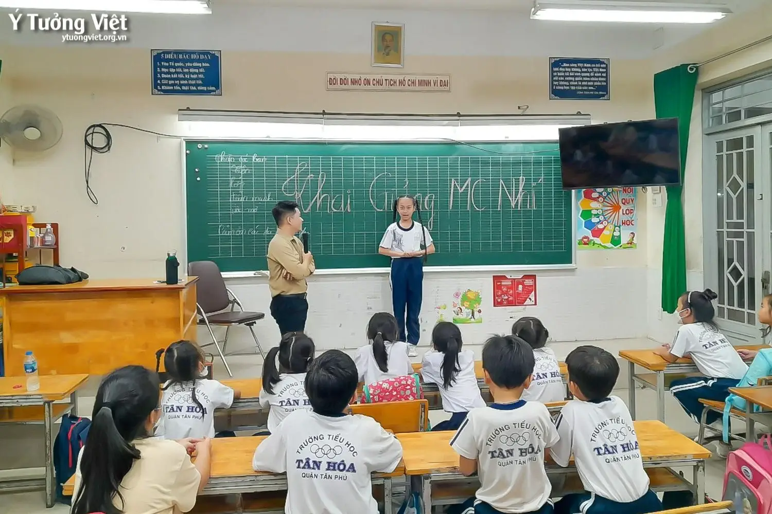 Clb Mc Nhí ở Trường Th Tân Hóa 06
