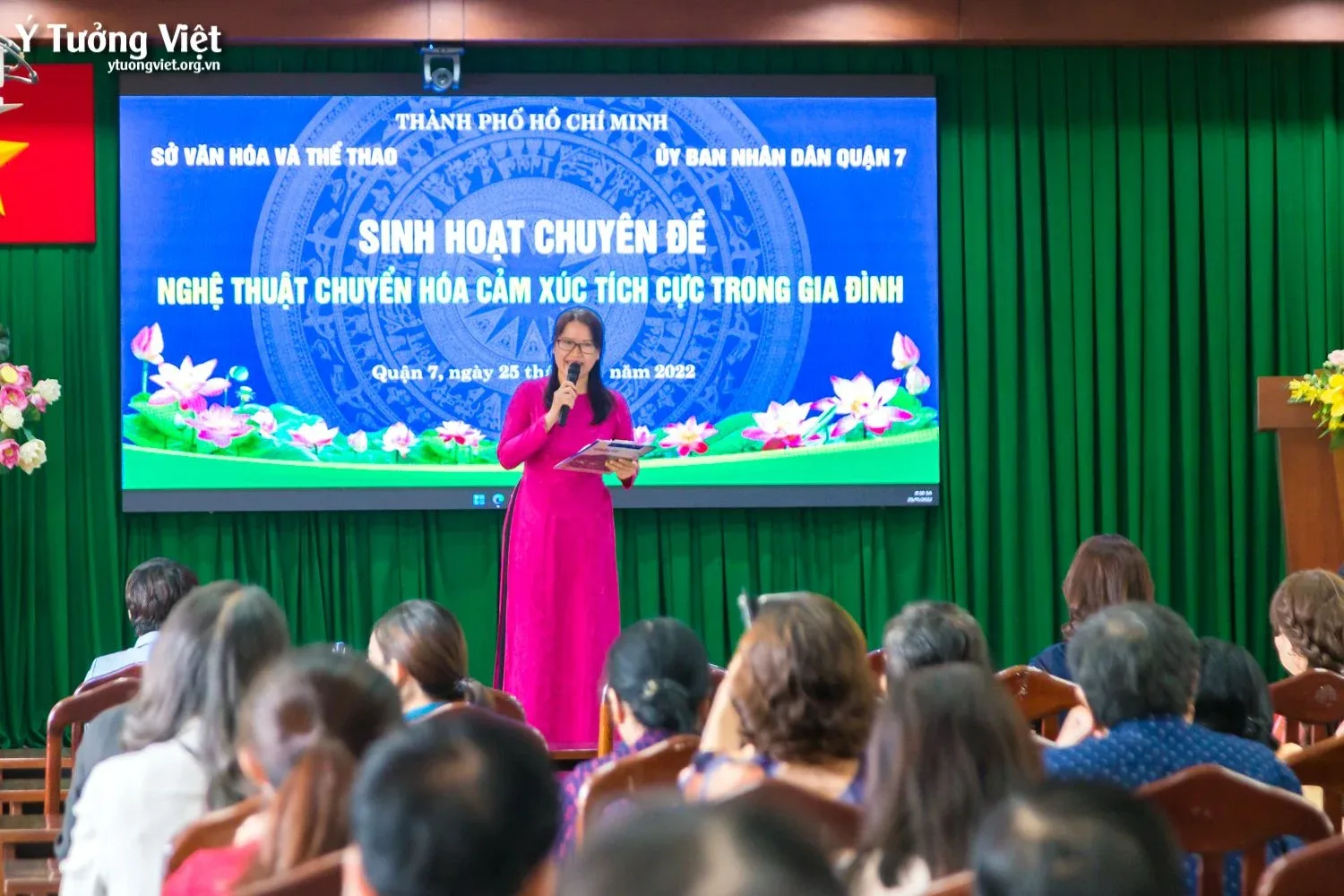 Chuyên đề Nghệ Thuật Chuyển Hoá Cảm Xúc Tích Cực Trong Gia đình Sở Văn Hoá Thể Thao & Ubnd Quận 7 09