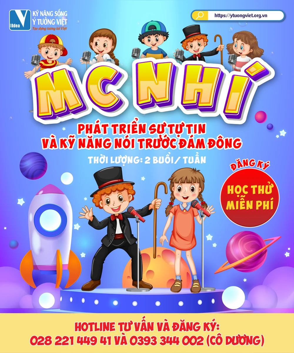 Khai GiẢng KhÓa HỌc Mc NhÍ 2022 – CÙng Con PhÁt TriỂn SỰ TỰ Tin VÀ KỸ NĂng NÓi TrƯỚc ĐÁm ĐÔng 01