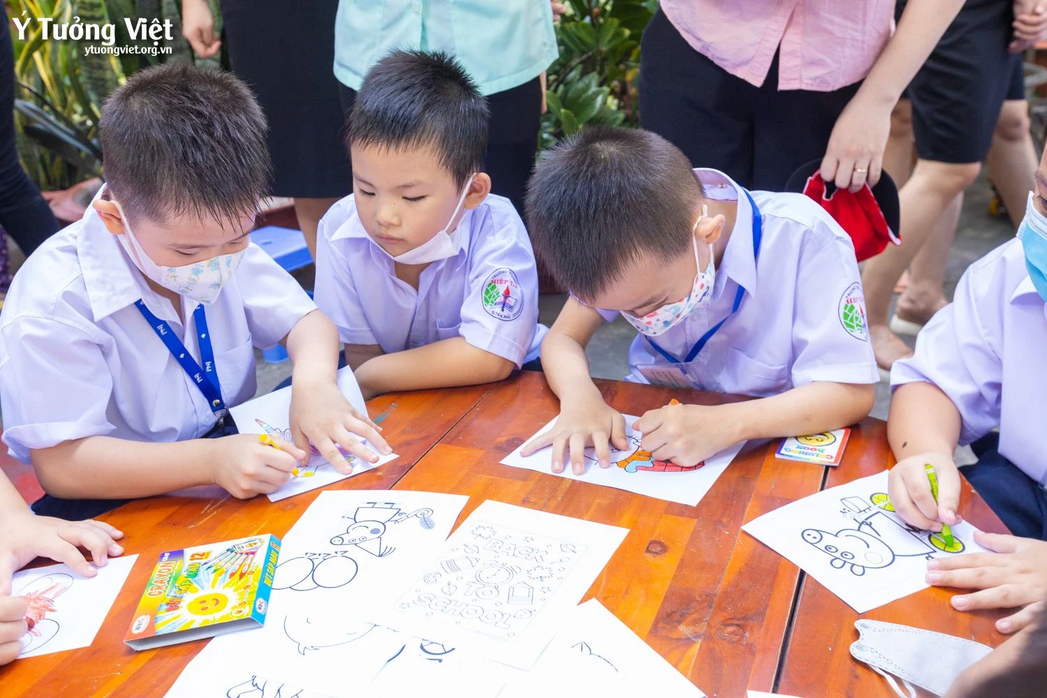 Những Khoảnh Khắc đáng Yêu Cùng Trường Mới Bạn Mới Của Các Bạn Nhỏ Lớp Một Trường Th Trần Quốc Tuấn, Th Tân Hương Và Th Hiệp Tân 23