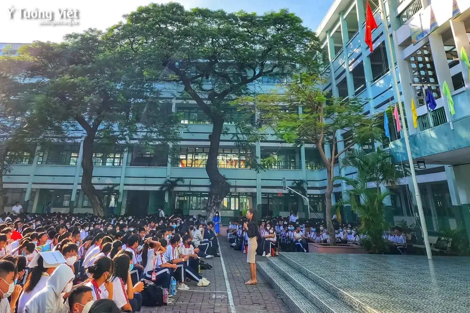 Cùng Các Bạn Học Sinh Trường Thcs Tùng Thiện Vương đi Tìm Câu Trả Lời Cho Chủ đề Thú Vị Tình Bạn, Tình Yêu Tuổi Học Trò Nên Hay Không Nên 02
