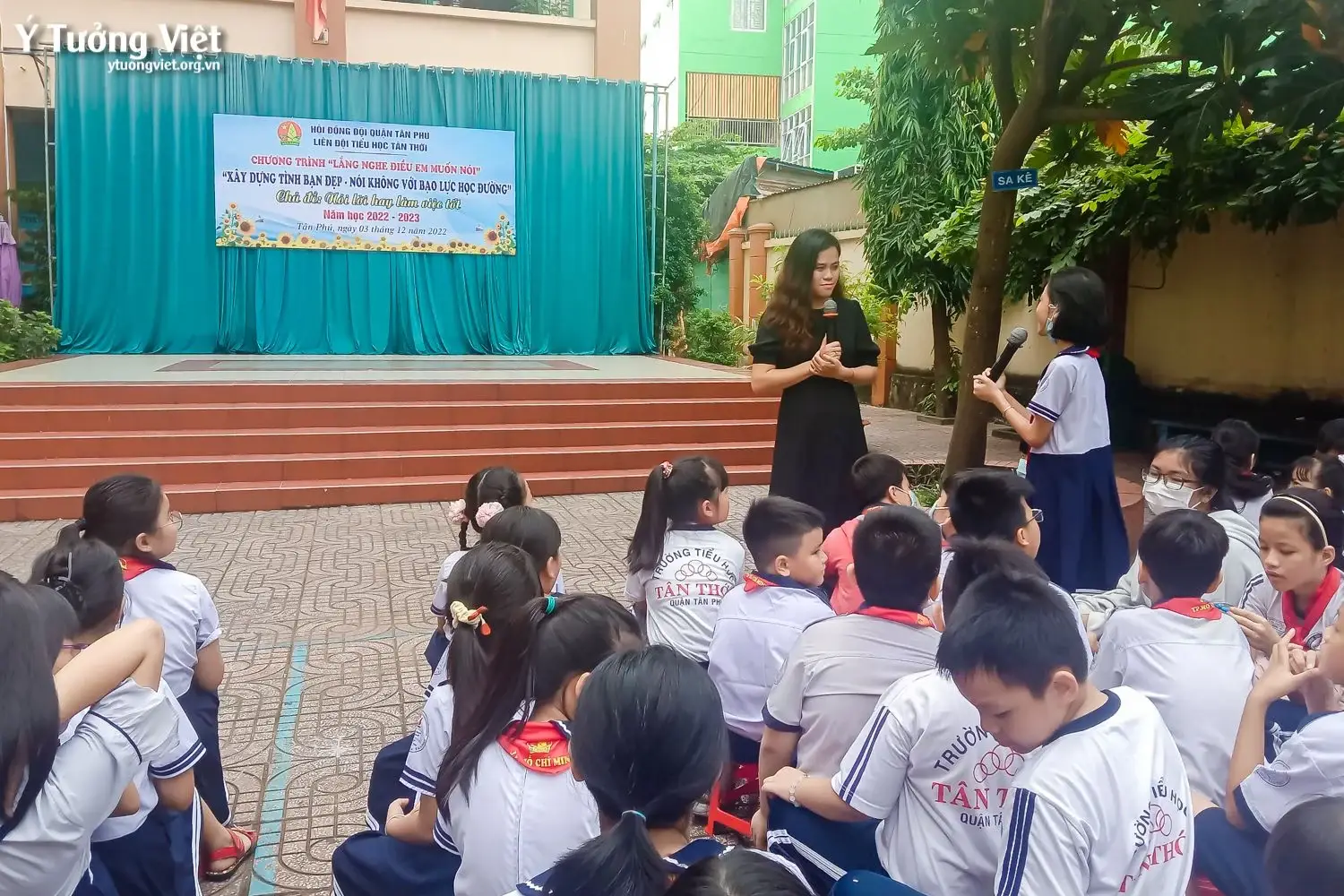 Xây Dựng Tình Bạn đẹp Nói Không Với Bạo Lực Học đường Cùng Các Bạn Học Sinh Trường Th Tân Thới 03