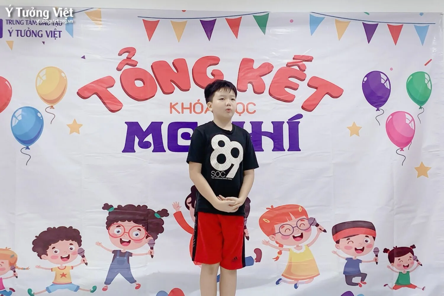 Chúc Mừng Các én Nhỏ ở Lớp Mc Nhí Hoàn Thành Buổi Thi Cuối Khóa 05