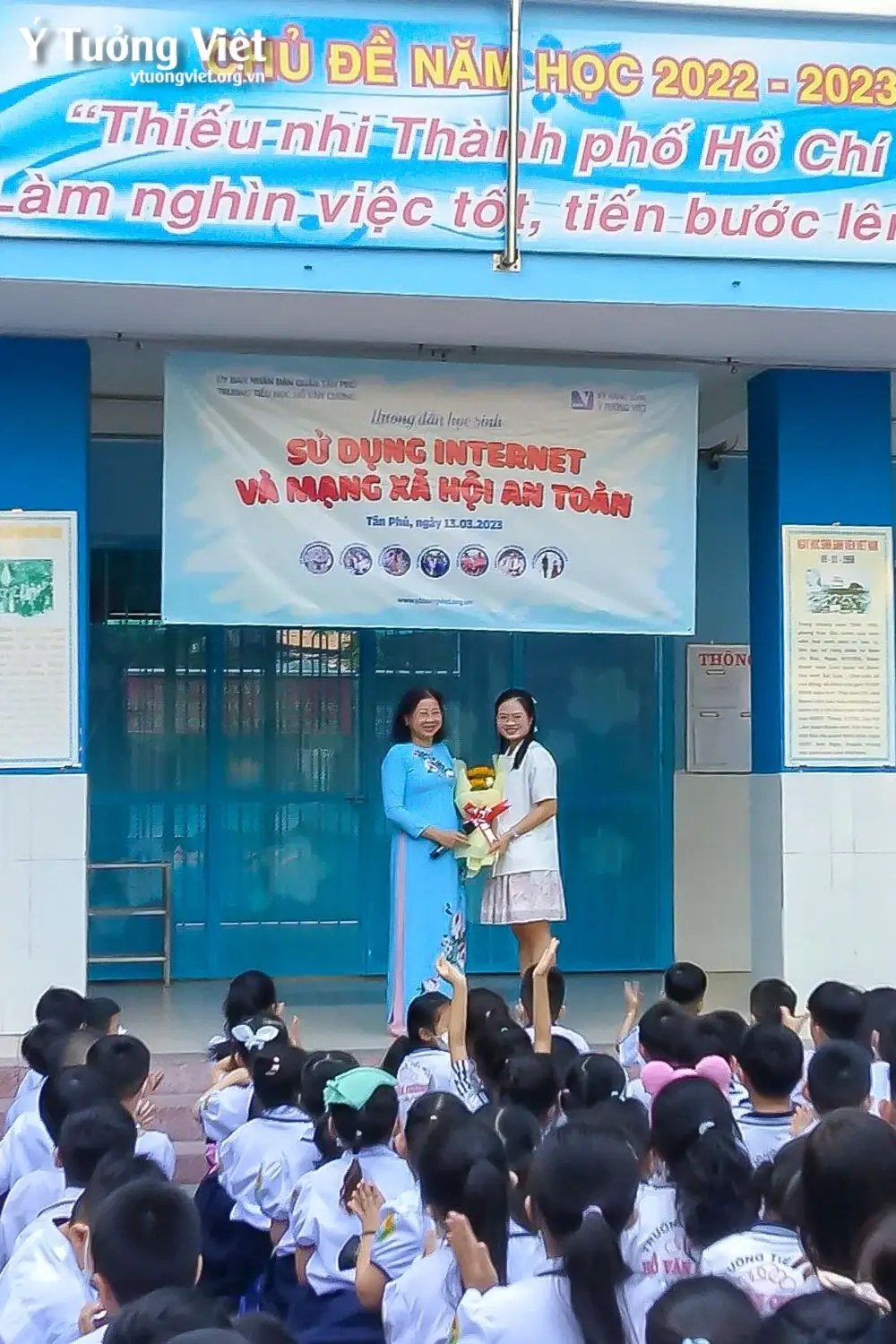 Bỏ Túi Quy Tắc Sử Dụng Internet Và Mạng Xã Hội An Toàn Cùng Các Bạn Học Sinh Trường Th Hồ Văn Cường 04
