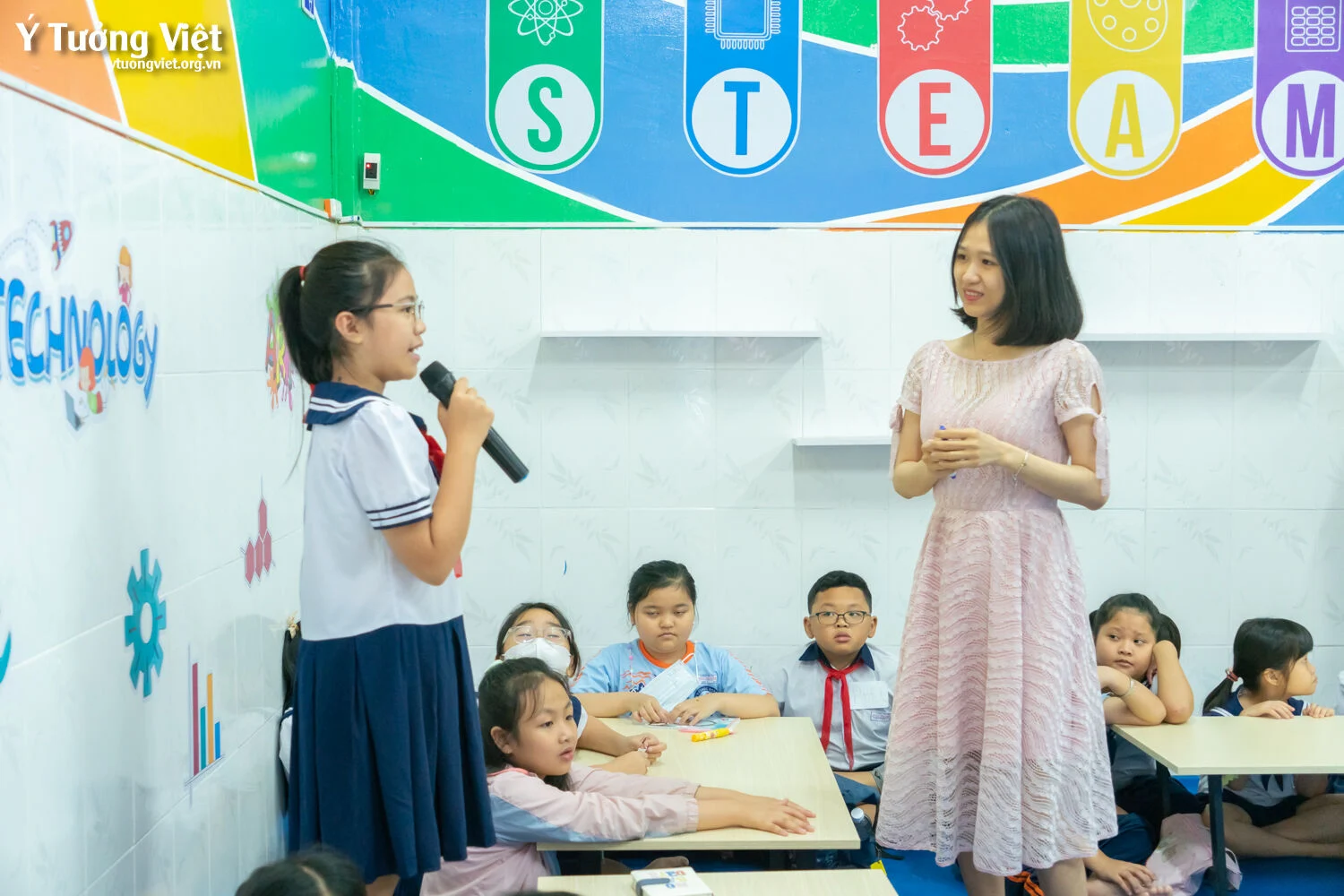 Tập Huấn Chung Kết Cuộc Thi Tìm Kiếm Tài Năng Mc Nhí 2023 Cùng Các Bạn Nhỏ Trường Th Đoàn Thị Điểm Hoàn Thiện Kỹ Năng Làm Chủ Sân Khấu 03