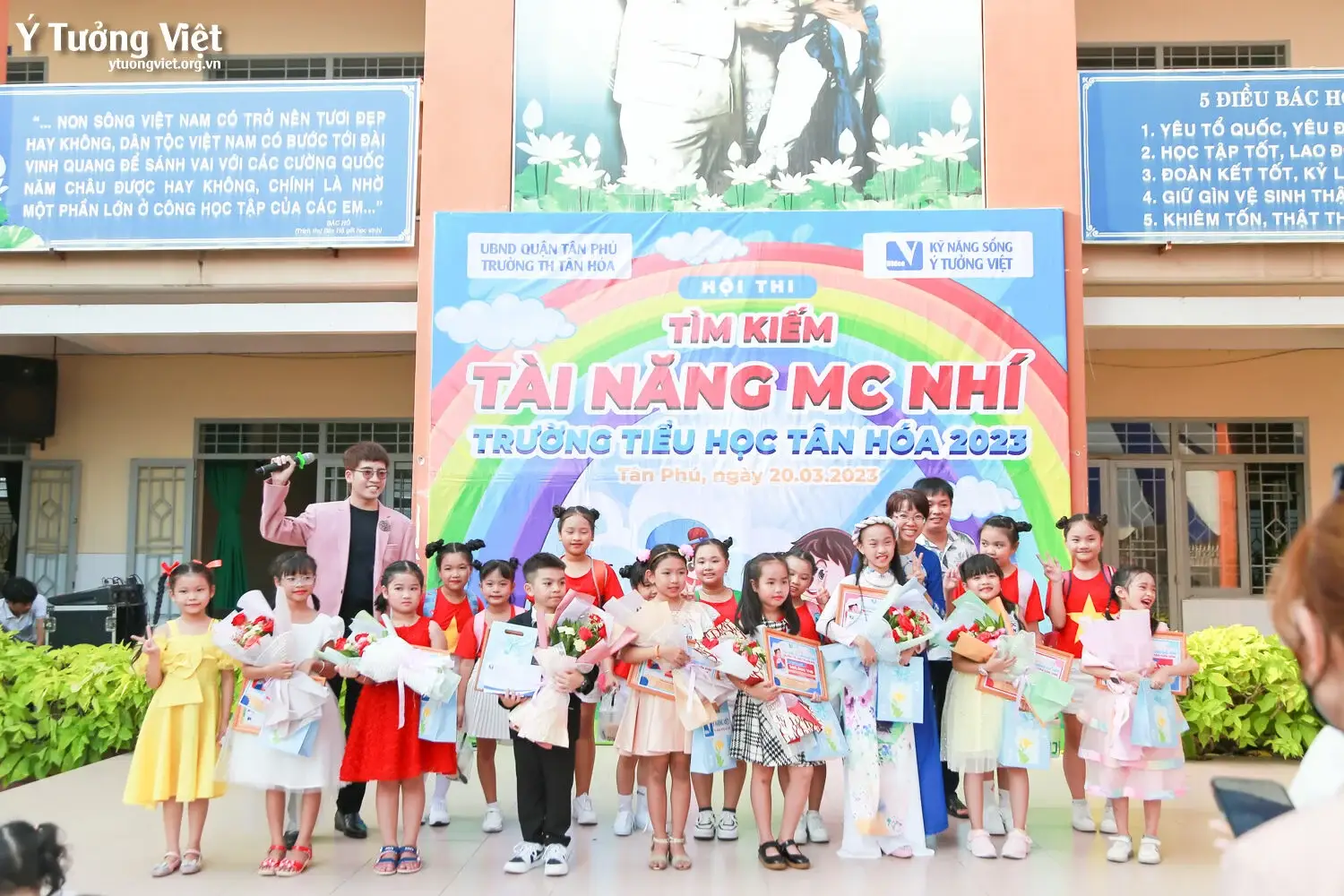 Chung Kết Cuộc Thi Tìm Kiếm Tài Năng Mc Nhí Năm 2023 Những Khoảnh Khắc Tỏa Sáng Rực Rỡ Của Các én Nhỏ Trường Th Tân Hóa 05