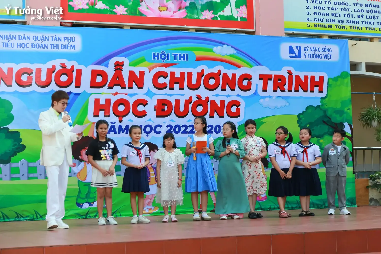 Chung Kết Xếp Hạng Cuộc Thi Người Dẫn Chương Trình Học đường Trường Th Đoàn Thị Điểm Một Sân Khấu Chung Kết Thật Thử Thách Và đáng Nhớ 02
