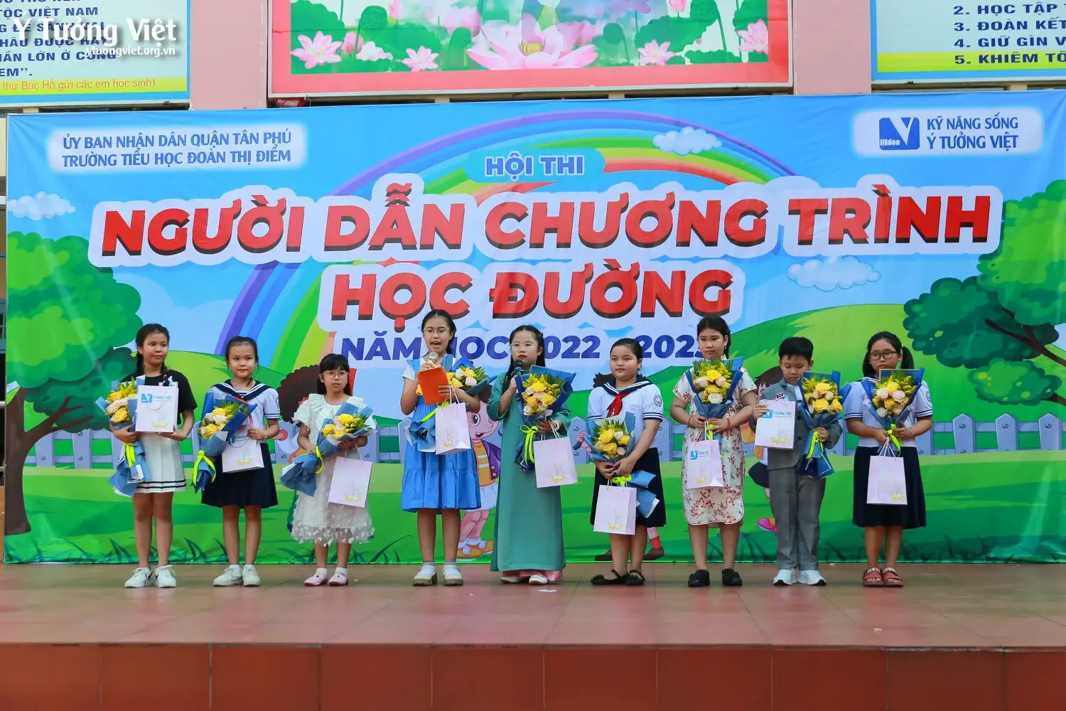 Chung Kết Xếp Hạng Cuộc Thi Người Dẫn Chương Trình Học đường Trường Th Đoàn Thị Điểm Một Sân Khấu Chung Kết Thật Thử Thách Và đáng Nhớ 04