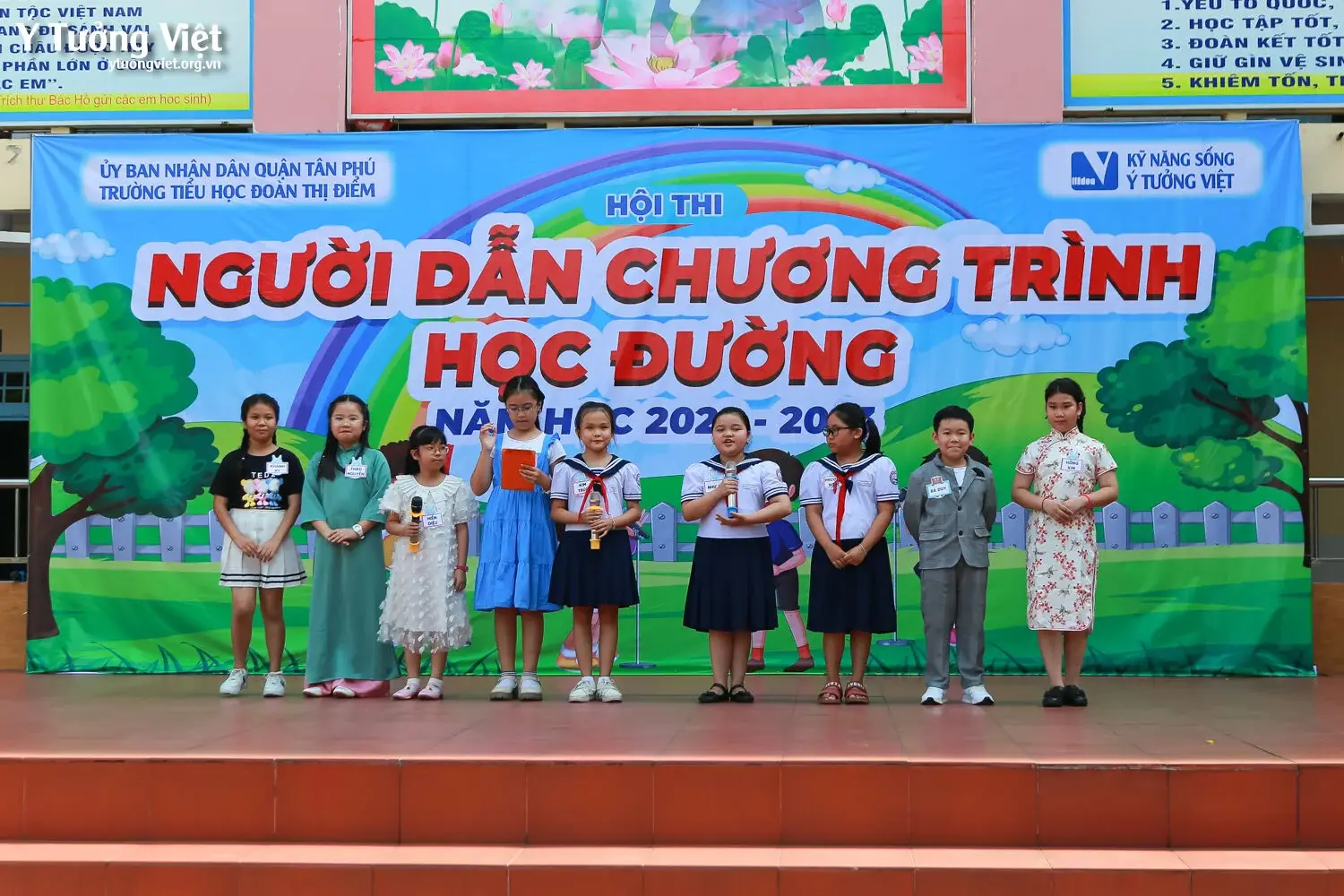 Chung Kết Xếp Hạng Cuộc Thi Người Dẫn Chương Trình Học đường Trường Th Đoàn Thị Điểm Một Sân Khấu Chung Kết Thật Thử Thách Và đáng Nhớ 41