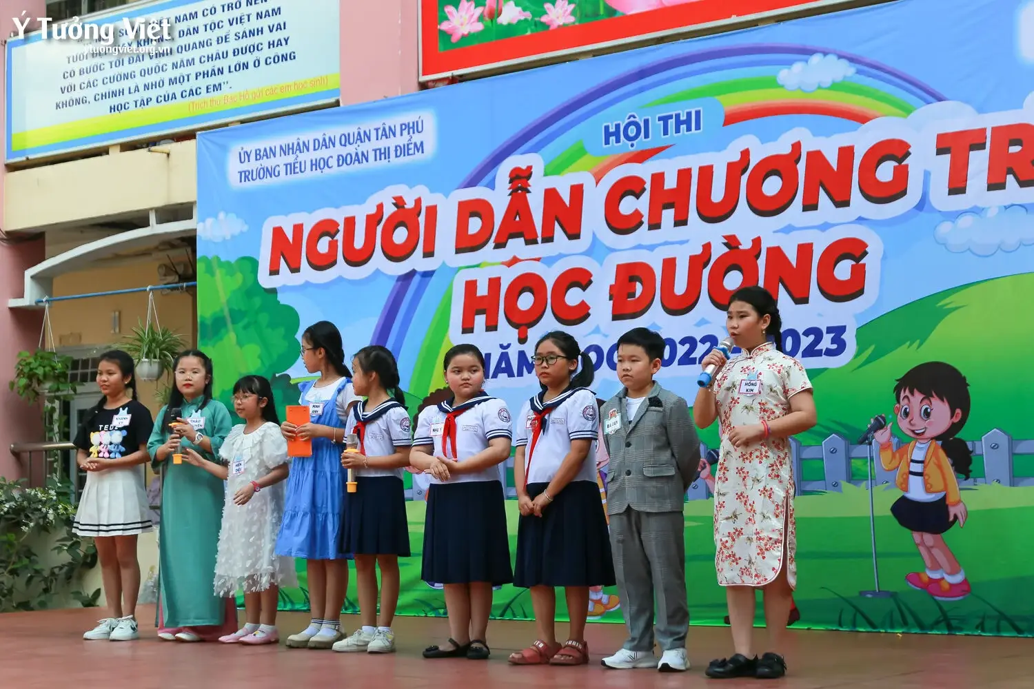 Chung Kết Xếp Hạng Cuộc Thi Người Dẫn Chương Trình Học đường Trường Th Đoàn Thị Điểm Một Sân Khấu Chung Kết Thật Thử Thách Và đáng Nhớ 43