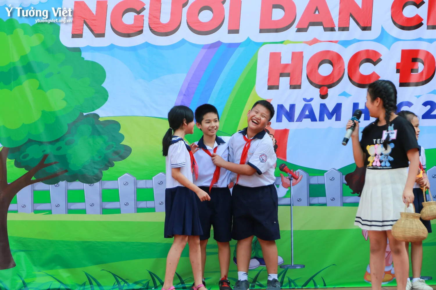 Chung Kết Xếp Hạng Cuộc Thi Người Dẫn Chương Trình Học đường Trường Th Đoàn Thị Điểm Một Sân Khấu Chung Kết Thật Thử Thách Và đáng Nhớ 47