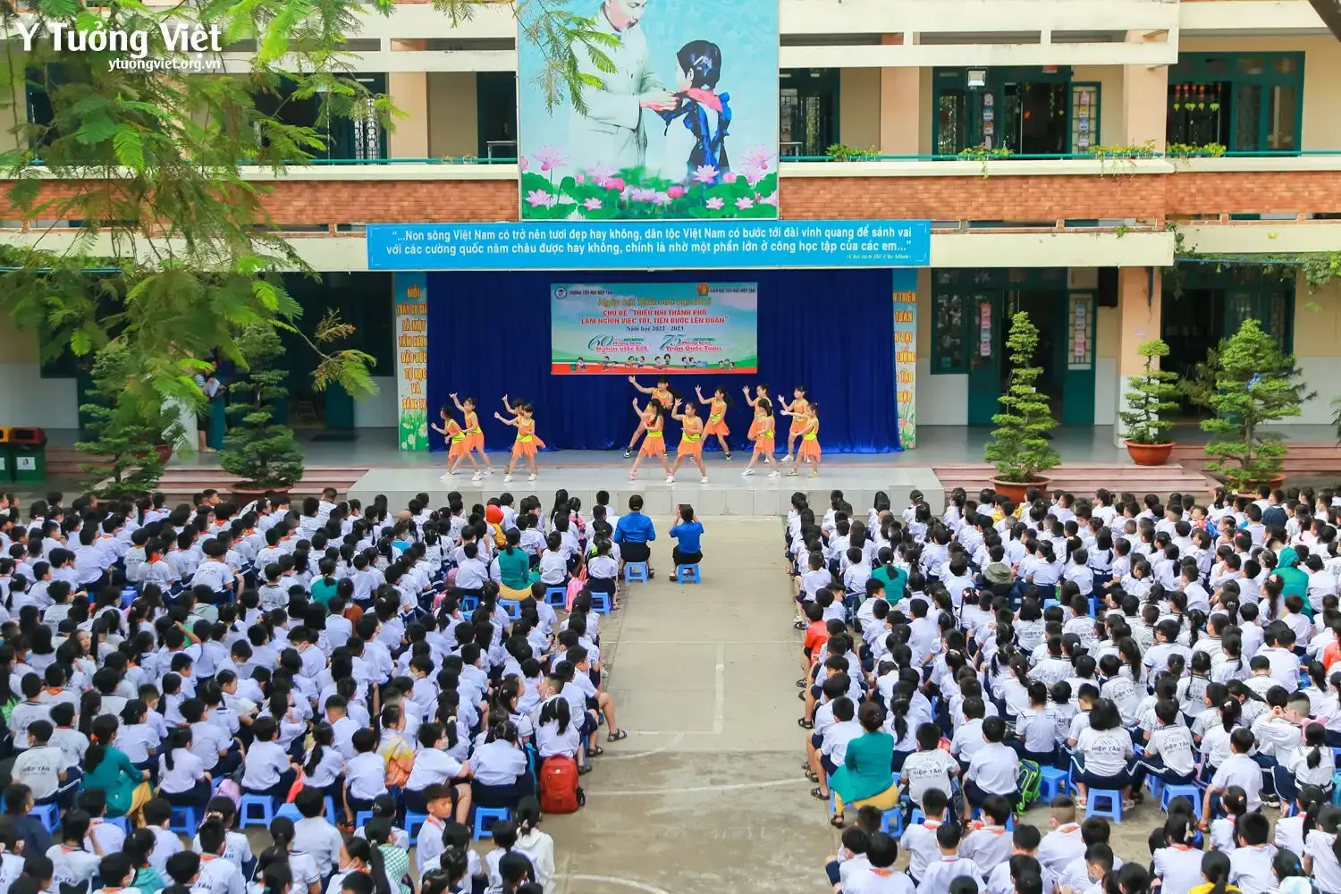 Một Sáng đầu Tuần Hết Mình ở Ngày Hội Thiếu Nhi Vui Khỏe Và Sân Chơi Thực Hành Kỹ Năng Sống Trường Th Hiệp Tân 05