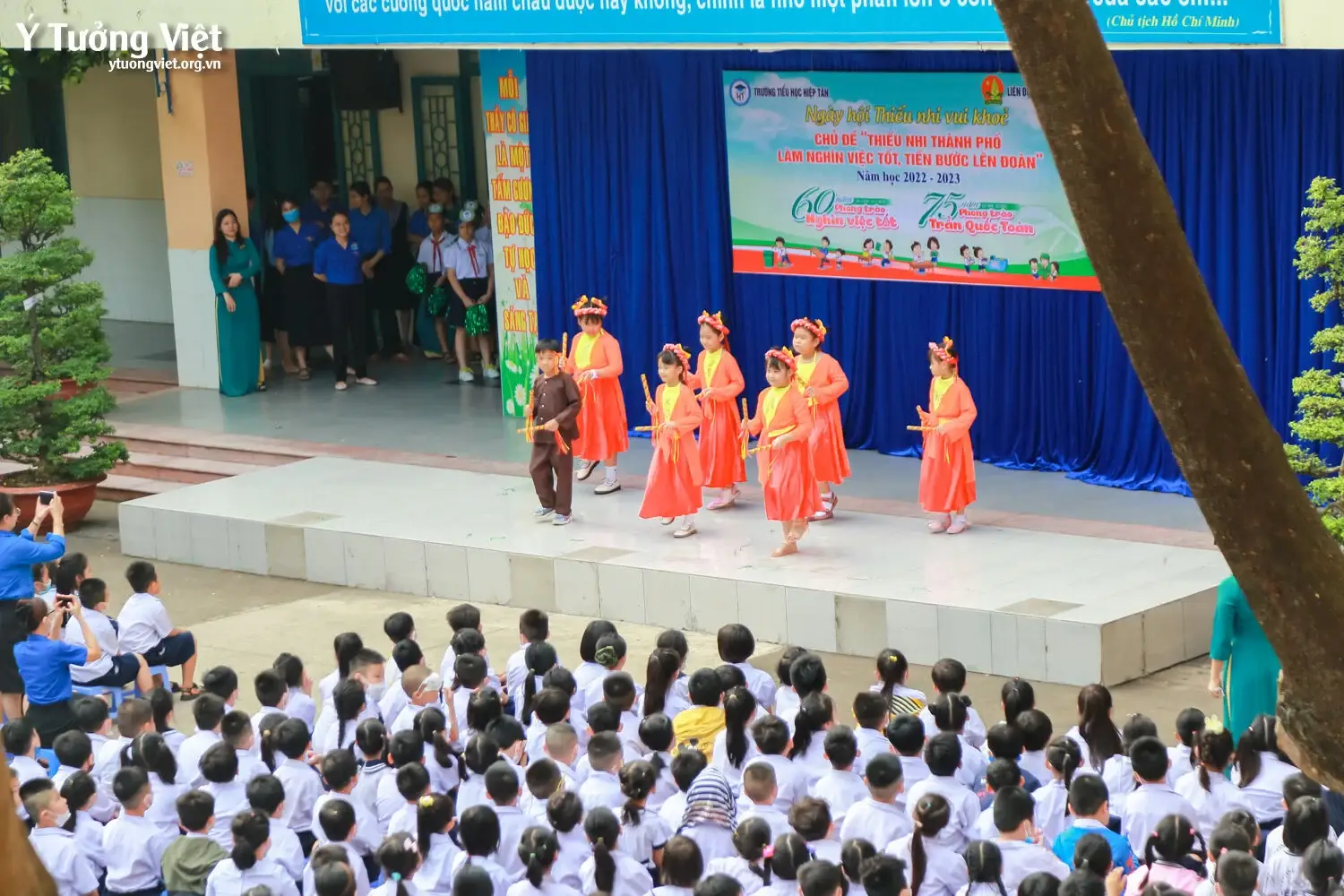 Một Sáng đầu Tuần Hết Mình ở Ngày Hội Thiếu Nhi Vui Khỏe Và Sân Chơi Thực Hành Kỹ Năng Sống Trường Th Hiệp Tân 07