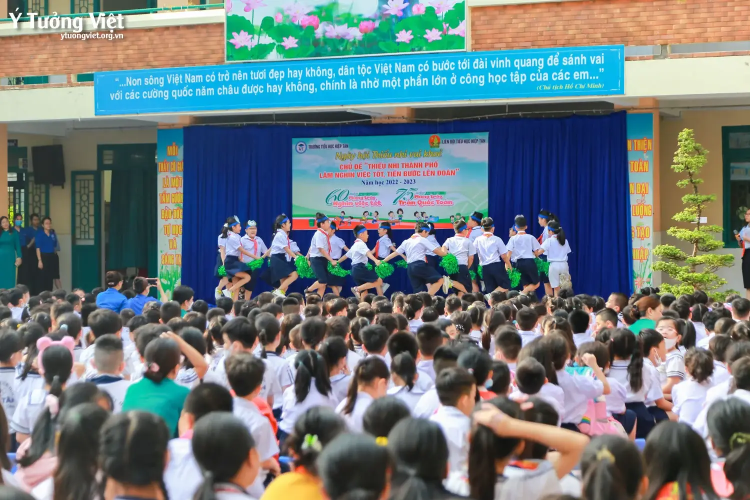 Một Sáng đầu Tuần Hết Mình ở Ngày Hội Thiếu Nhi Vui Khỏe Và Sân Chơi Thực Hành Kỹ Năng Sống Trường Th Hiệp Tân 08
