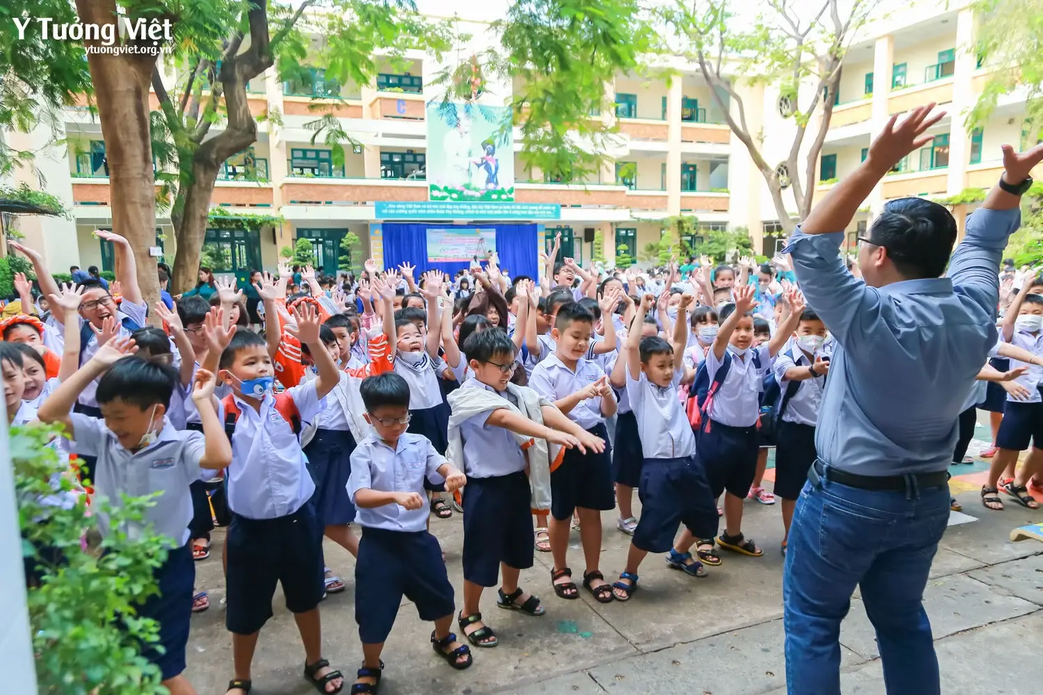 Một Sáng đầu Tuần Hết Mình ở Ngày Hội Thiếu Nhi Vui Khỏe Và Sân Chơi Thực Hành Kỹ Năng Sống Trường Th Hiệp Tân 27