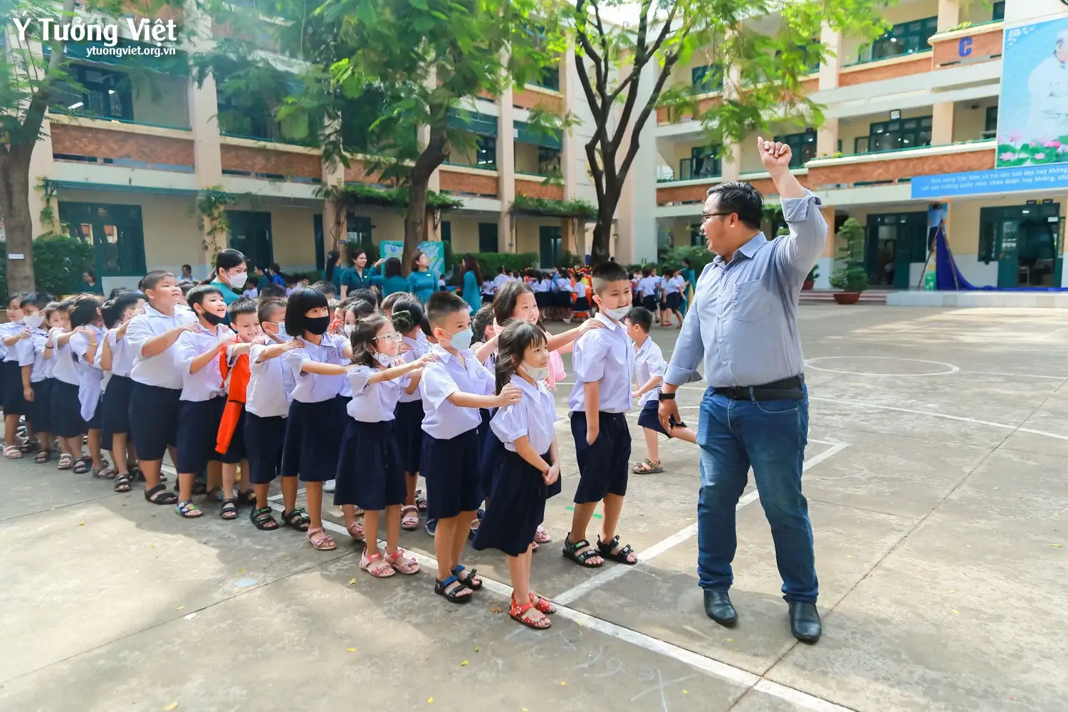 Một Sáng đầu Tuần Hết Mình ở Ngày Hội Thiếu Nhi Vui Khỏe Và Sân Chơi Thực Hành Kỹ Năng Sống Trường Th Hiệp Tân 35