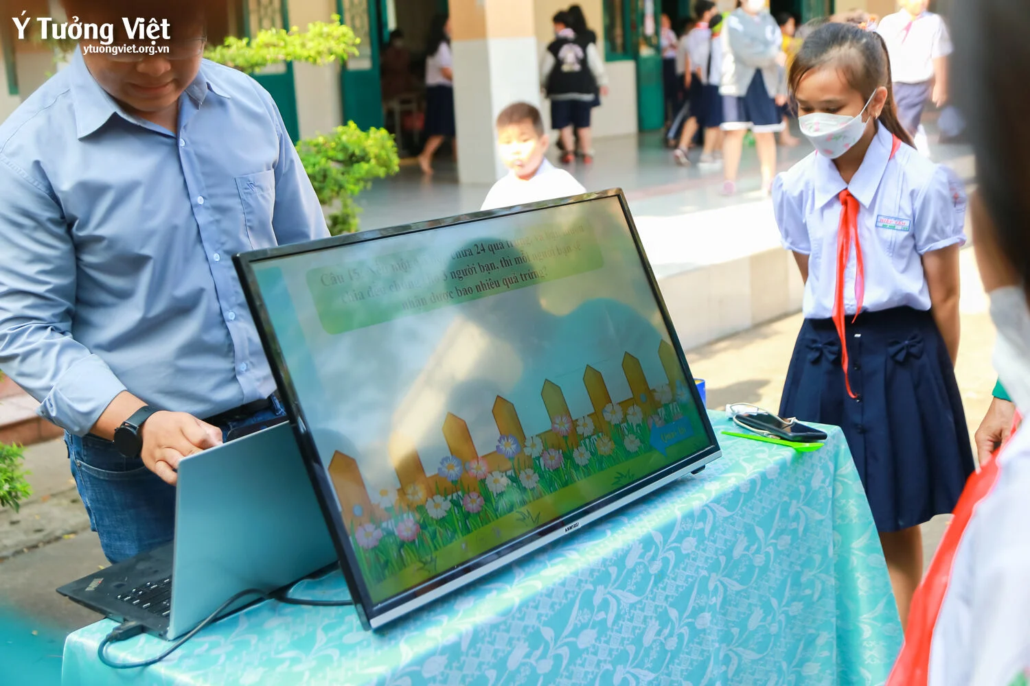 Một Sáng đầu Tuần Hết Mình ở Ngày Hội Thiếu Nhi Vui Khỏe Và Sân Chơi Thực Hành Kỹ Năng Sống Trường Th Hiệp Tân 37