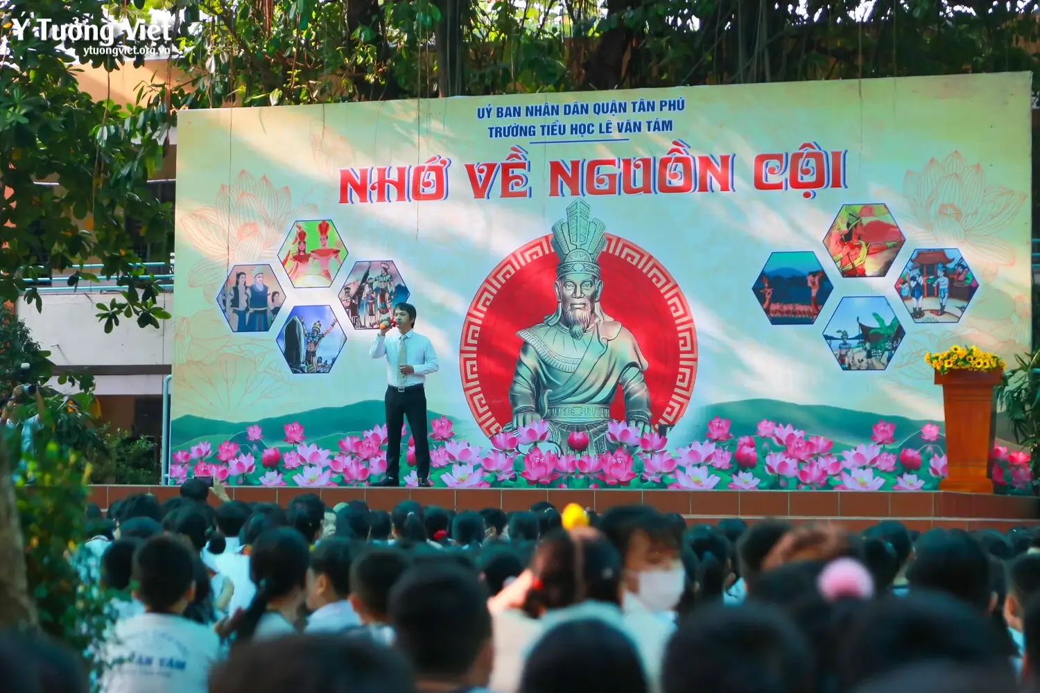 Những Hình ảnh Thật đẹp Của Các Bạn Nhỏ Trường Th Lê Văn Tám ở Chương Trình NhỚ Ơn NguỒn CỘi Mừng Lễ Giỗ Tổ Hùng Vương 06