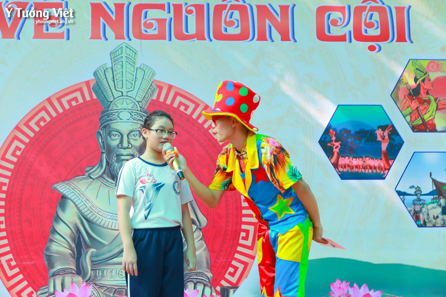 Những Hình ảnh Thật đẹp Của Các Bạn Nhỏ Trường Th Lê Văn Tám ở Chương Trình NhỚ Ơn NguỒn CỘi Mừng Lễ Giỗ Tổ Hùng Vương 10