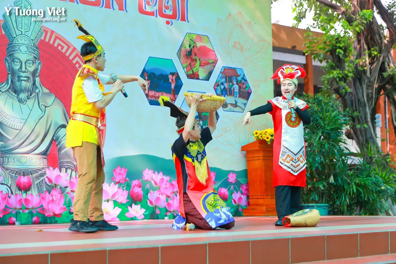 Những Hình ảnh Thật đẹp Của Các Bạn Nhỏ Trường Th Lê Văn Tám ở Chương Trình NhỚ Ơn NguỒn CỘi Mừng Lễ Giỗ Tổ Hùng Vương 15
