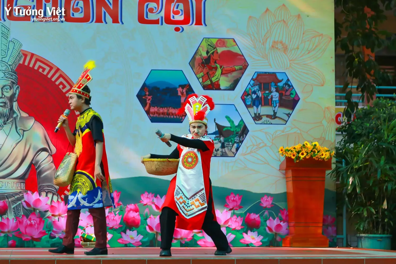 Những Hình ảnh Thật đẹp Của Các Bạn Nhỏ Trường Th Lê Văn Tám ở Chương Trình NhỚ Ơn NguỒn CỘi Mừng Lễ Giỗ Tổ Hùng Vương 17