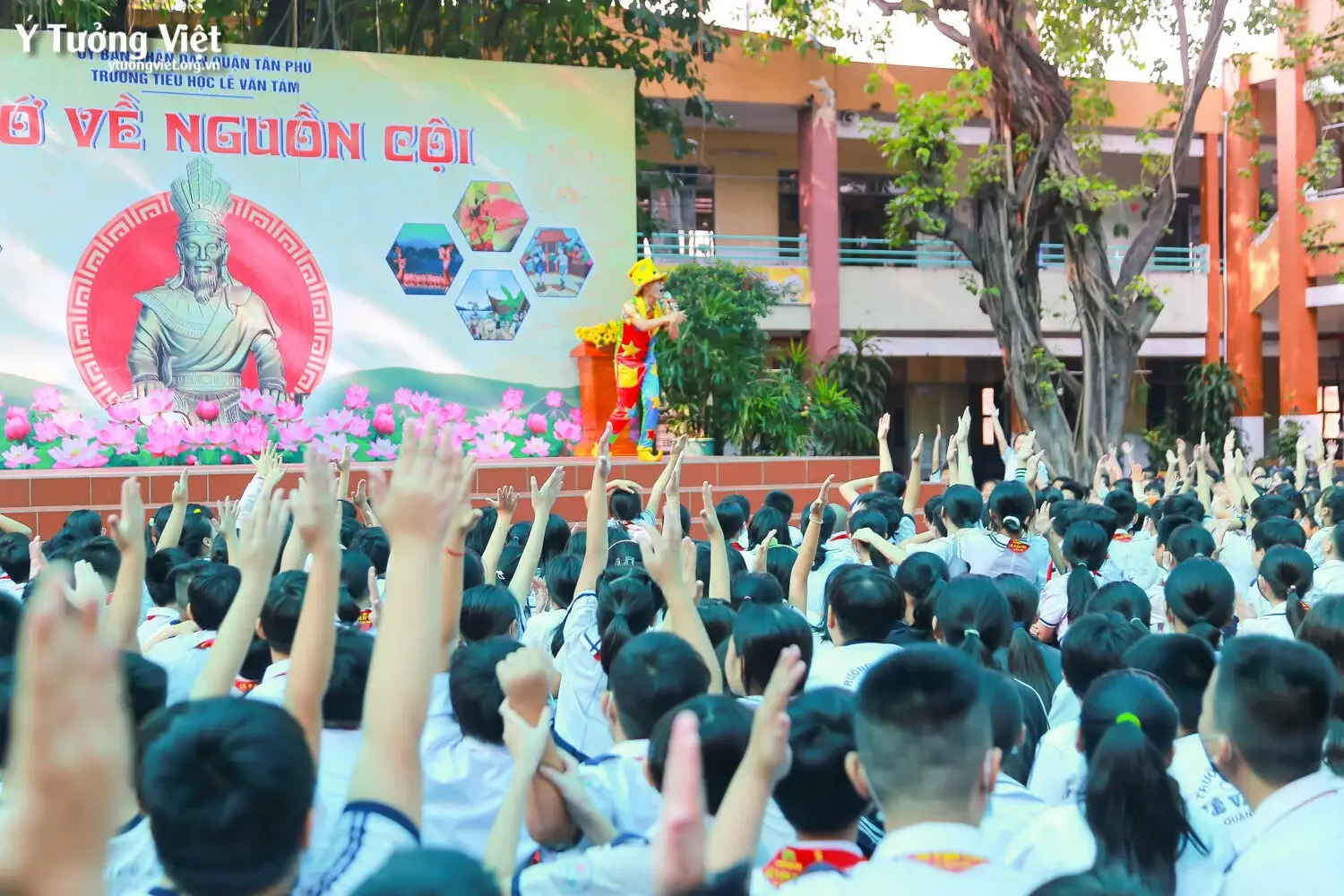 Những Hình ảnh Thật đẹp Của Các Bạn Nhỏ Trường Th Lê Văn Tám ở Chương Trình NhỚ Ơn NguỒn CỘi Mừng Lễ Giỗ Tổ Hùng Vương 24