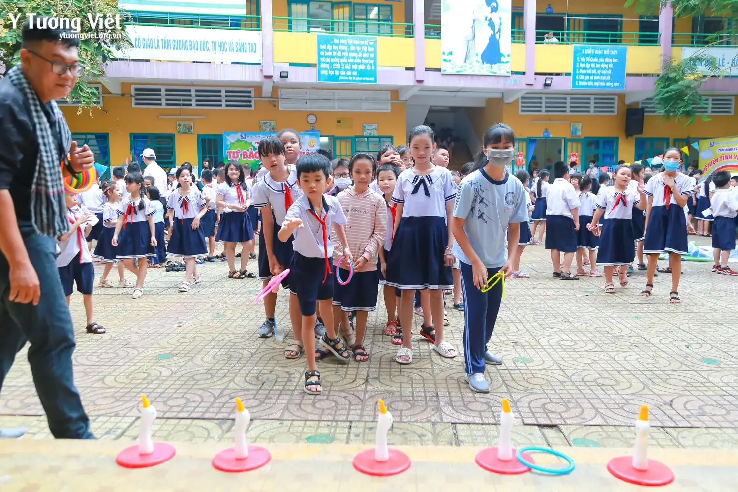 Sân Chơi Thực Hành Kỹ Năng Sống Trường Th Lạc Long Quân Lúc Chơi Hết Mình Lúc Về Có Hình 02