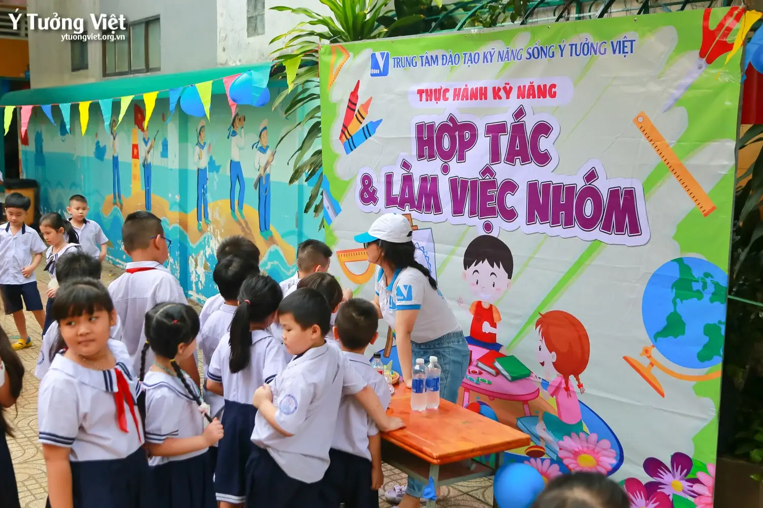 Sân Chơi Thực Hành Kỹ Năng Sống Trường Th Lạc Long Quân Lúc Chơi Hết Mình Lúc Về Có Hình 09