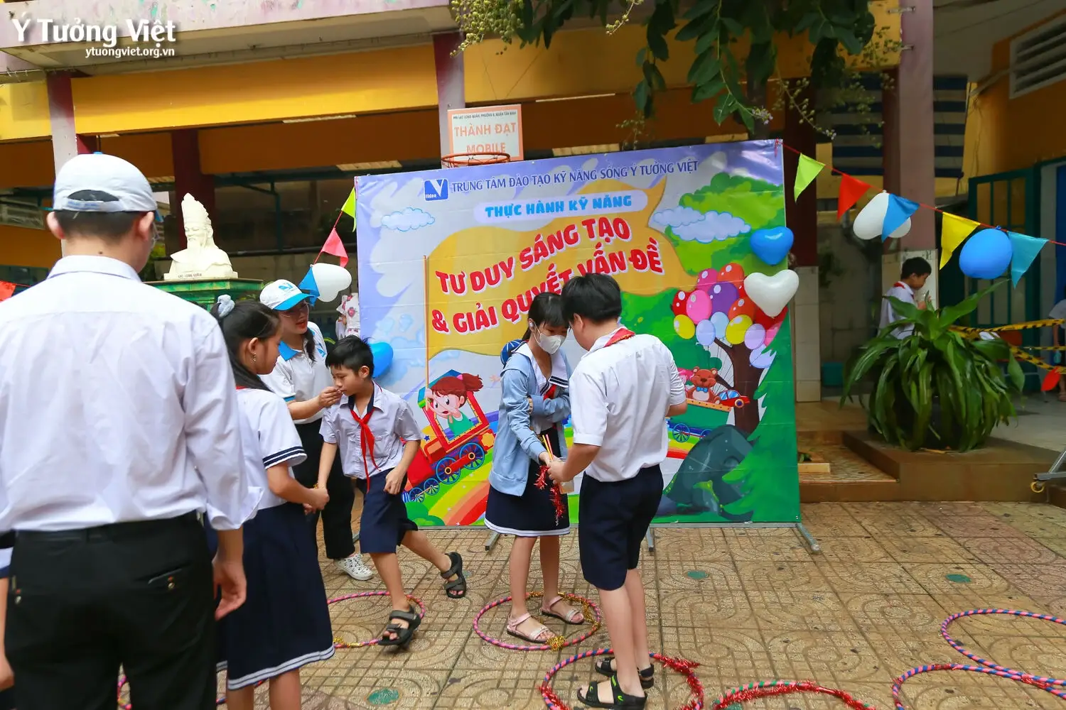 Sân Chơi Thực Hành Kỹ Năng Sống Trường Th Lạc Long Quân Lúc Chơi Hết Mình Lúc Về Có Hình 10
