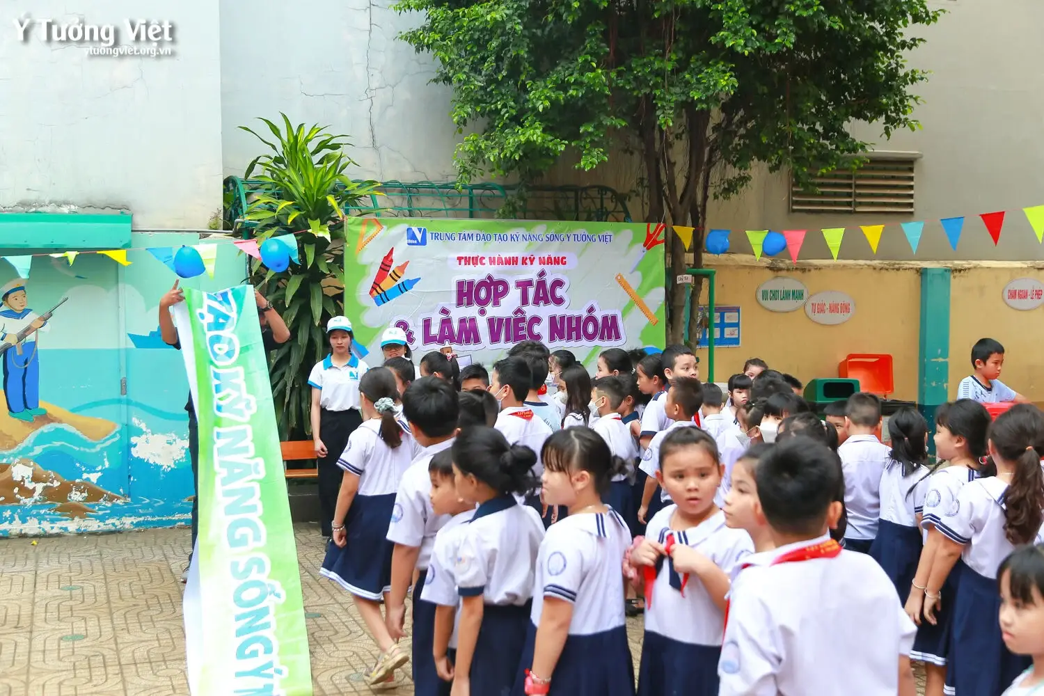 Sân Chơi Thực Hành Kỹ Năng Sống Trường Th Lạc Long Quân Lúc Chơi Hết Mình Lúc Về Có Hình 12