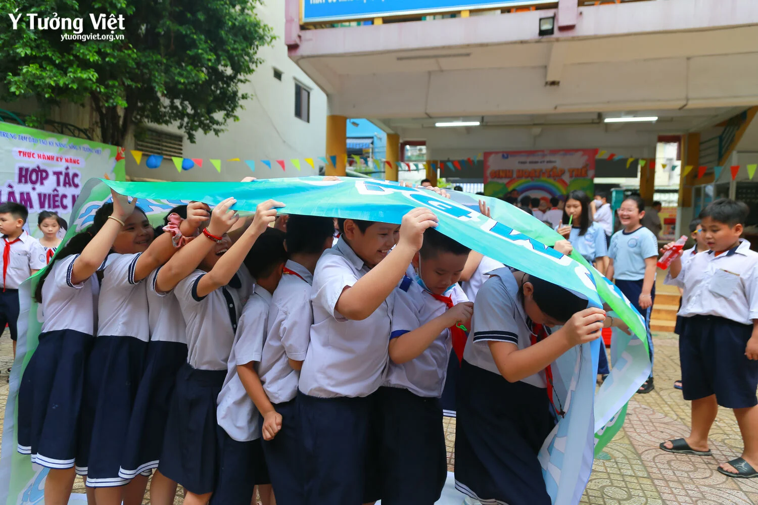 Sân Chơi Thực Hành Kỹ Năng Sống Trường Th Lạc Long Quân Lúc Chơi Hết Mình Lúc Về Có Hình 14