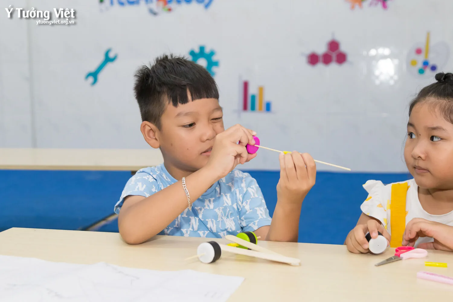 Khởi động Mùa Hè đầy Niềm Vui Cùng Lớp Steam ở Ý Tưởng Việt Thiên đường Cho Những Mần Non đam Mê Sáng Tạo 04