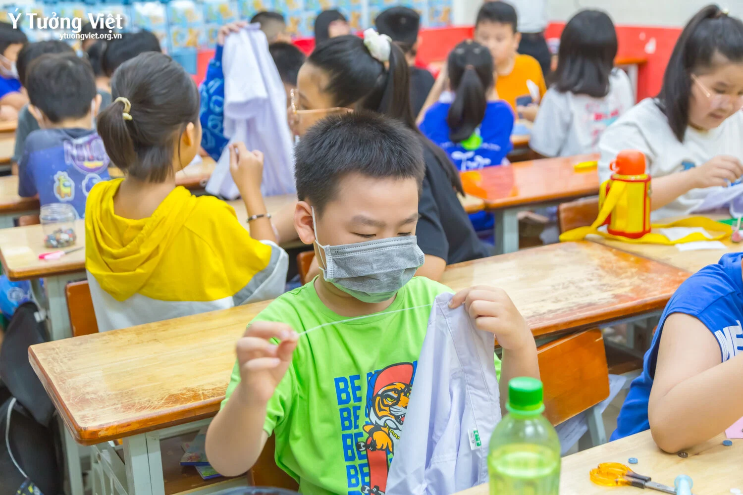 Nhật Ký Hè Bản Lĩnh 2023 Lần đầu Tự Tay đơm Nút áo 05