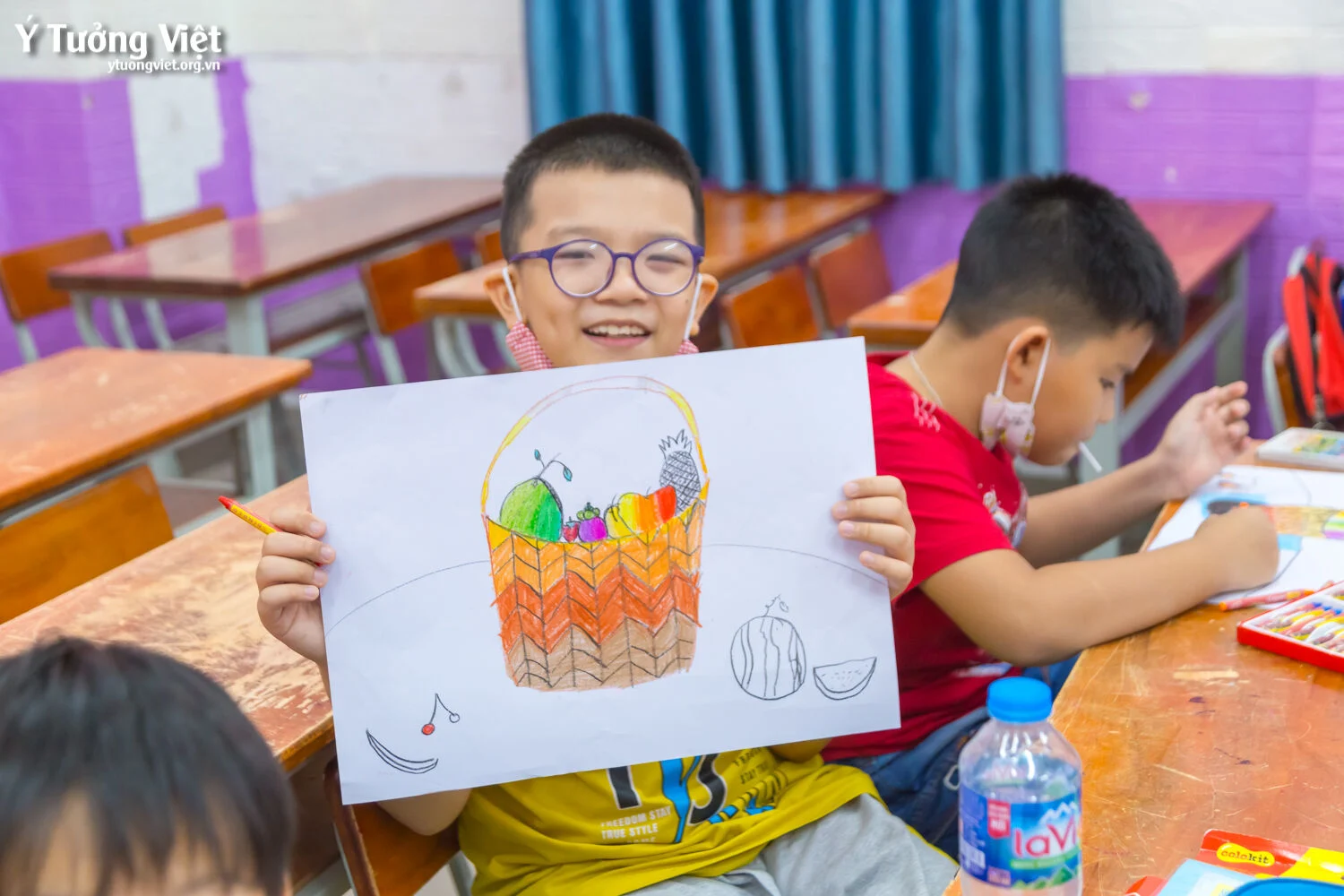 Nhật Ký Hè Bản Lĩnh 2023 Thoải Mái Bộc Lộ Thế Giới Nội Tâm Qua Những Sắc Màu Tươi Vui Ở Giờ Học Mỹ Thuật 04