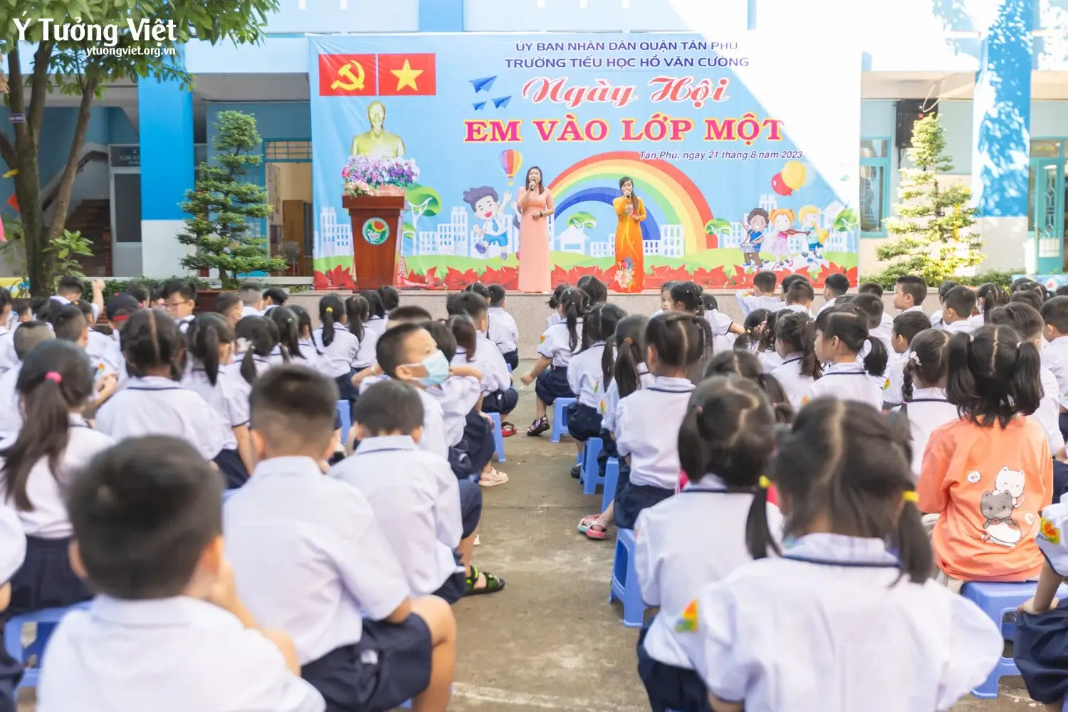 Ngày Hội Đón Học Sinh Lớp Một Trường Mới Bạn Mới 2023 Những Khoảnh Khắc Thật đáng Yêu Của Team Lớp Một Trường Th Hồ Văn Cường Và Th Tân Thới 11