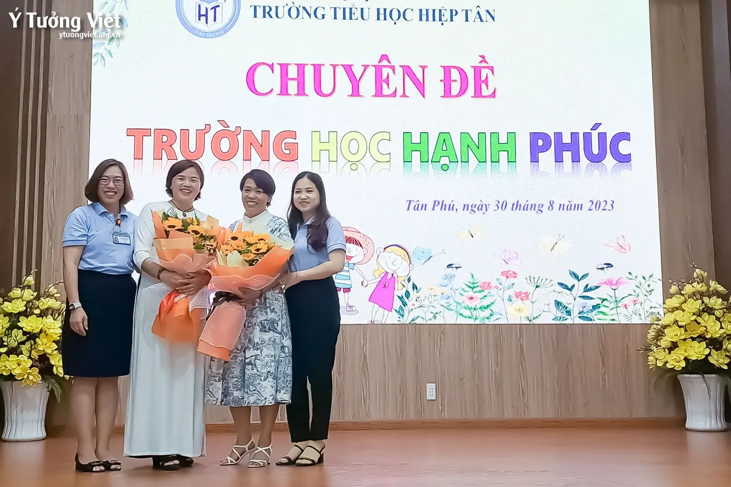 Khởi động Năm Học Mới đồng Hành Cùng Trường Th Hiệp Tân Xây Dựng Trường Học Hạnh Phúc 03