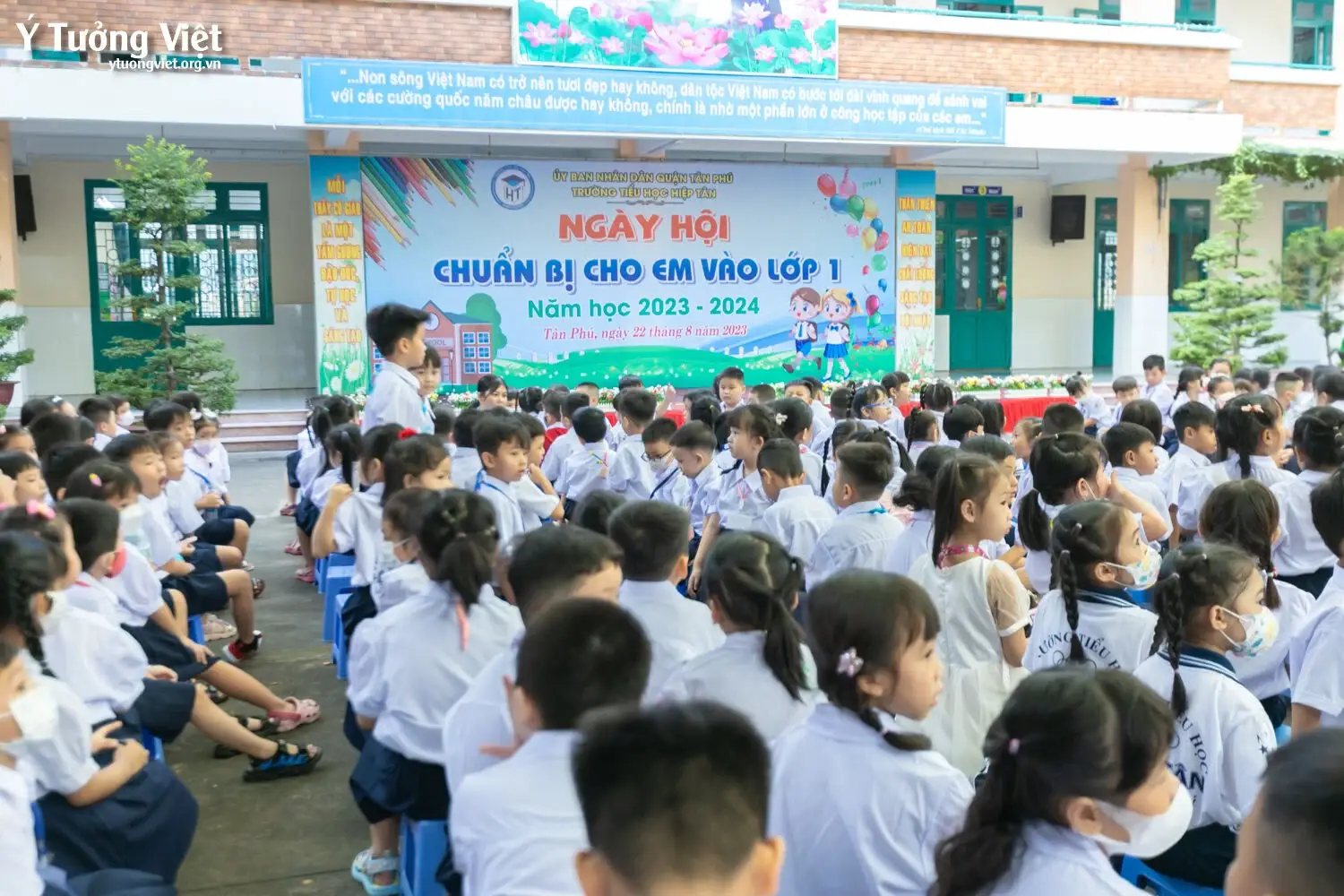 Ngày Hội Đón Học Sinh Lớp Một Trường Mới Bạn Mới 2023 Lưu Giữ Những Ấn Tượng đầu Tiên Thật đẹp Cùng Trường Th Hiệp Tân Th Trần Văn Ơn 07