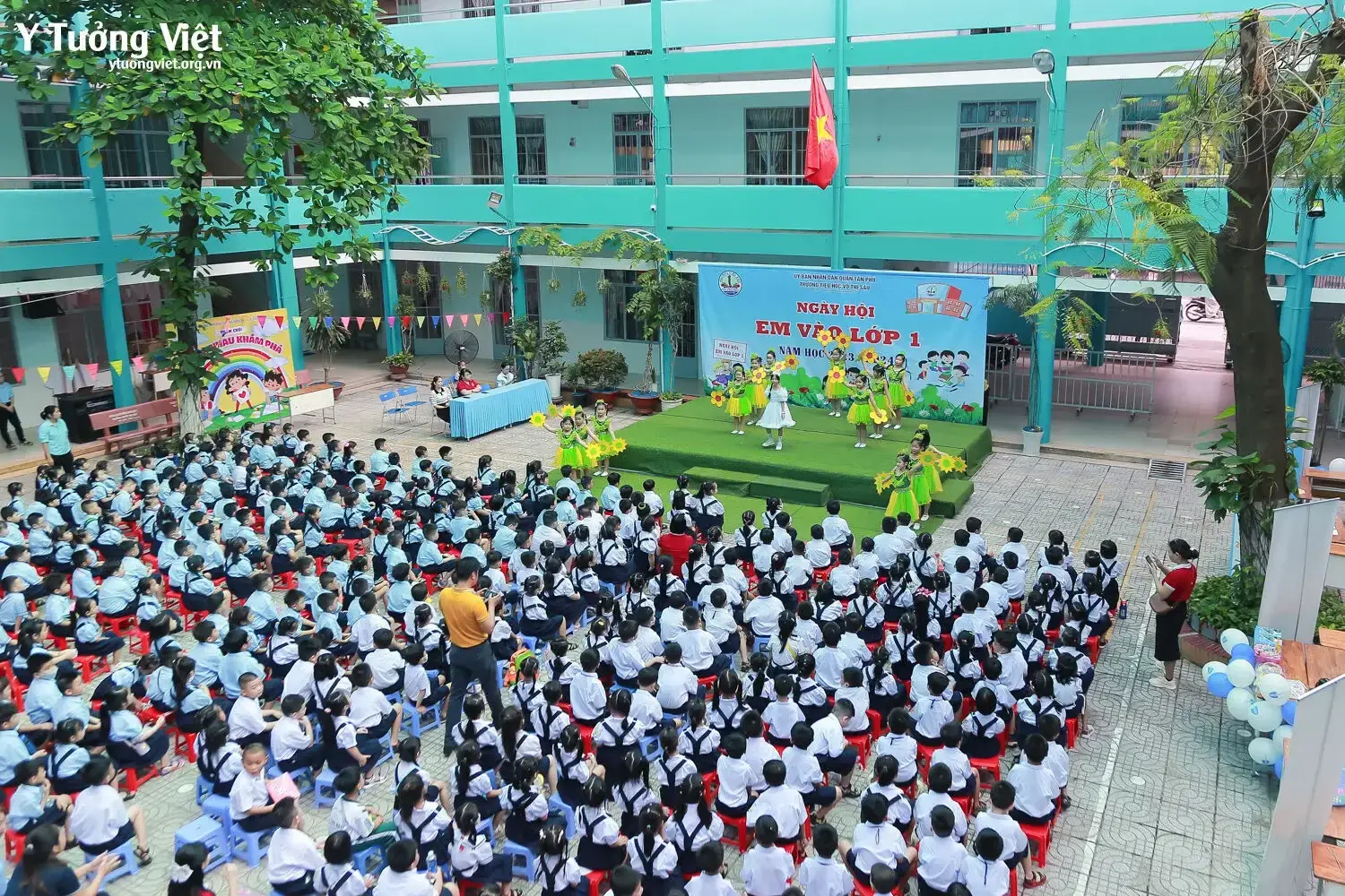 Ngày Hội Đón Học Sinh Lớp Một Trường Mới Bạn Mới 2023 Nhìn Lại Những Hình Ảnh Thật đẹp Của Các Bạn Học Sinh Lớp Một Trường Th Võ Thị Sáu Th Âu Cơ 01
