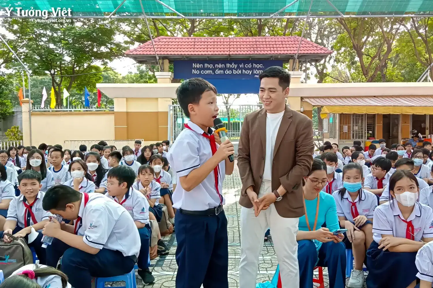 Đầu Tuần Hứng Khởi Cùng Các Bạn Học Sinh Trường Thcs Tôn Thất Tùng Lan Toả Giá Trị Yêu Thương 03