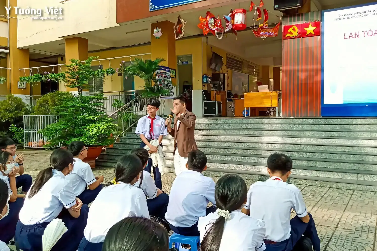 Đầu Tuần Hứng Khởi Cùng Các Bạn Học Sinh Trường Thcs Tôn Thất Tùng Lan Toả Giá Trị Yêu Thương 06
