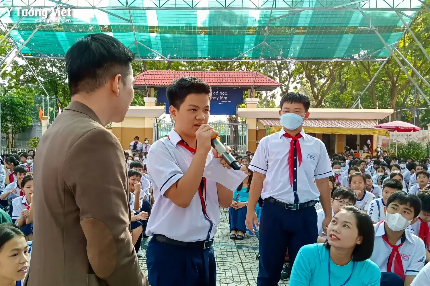 Đầu Tuần Hứng Khởi Cùng Các Bạn Học Sinh Trường Thcs Tôn Thất Tùng Lan Toả Giá Trị Yêu Thương 10
